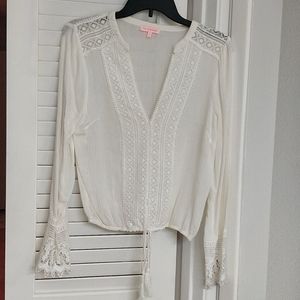 White embroidery shirt